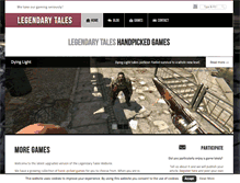 Tablet Screenshot of legendarytales.com